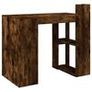 Office Desk Smoked Oak 103.5x56.5x94 cm Engineered Wood Image 5