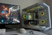 Custom White Panoramic Gaming PC | Ryzen 5 5600G | NVMe  | B550 | RTX 2060 Super 8GB |