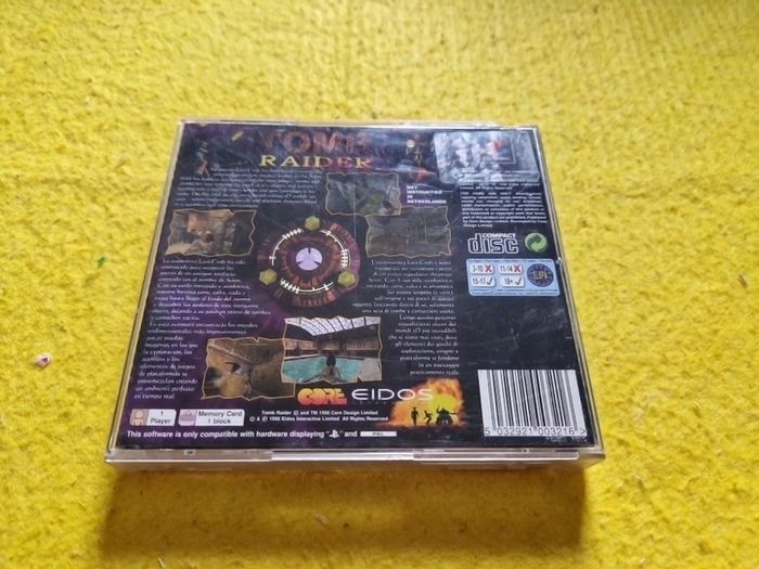 Tomb raider PlayStation1 ps1 PlayStation2 ps2 games Original