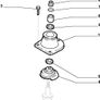 LH Front Shock Mount (Fiat Doblo) Image 2