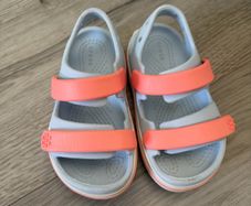 Girls Pink Croc Sandals - Kids Size 8