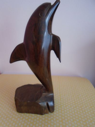 Dolphin wooden ornament,Ornament,Home decor,gift