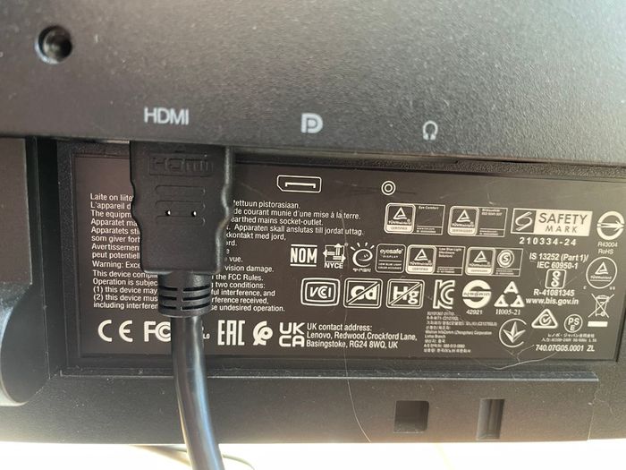 Lenovo 27" 1440p QHD Monitor - Lenovo L27q-35 VA - Excellent Condition