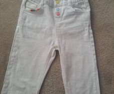 Zara Girls White Jeans 3-4