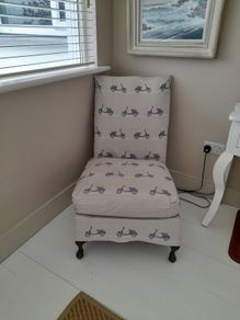 slipper chairs x 2