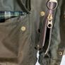 Barbour Bedale vintage hooded waxed Jacket sage Image 7