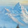 Large W Chapman Oil on Board Image 8