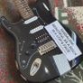lefty Kurt Cobain Vandalism strat tribute Image 2