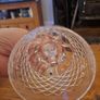 Vintage Cut Glass Bell with Crystal Handle Image 2