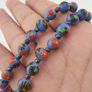 Antique Venetian Style Floral Glass Beads Necklace Image 3