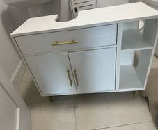 Under sink storage cabinet