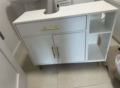Under sink storage cabinet