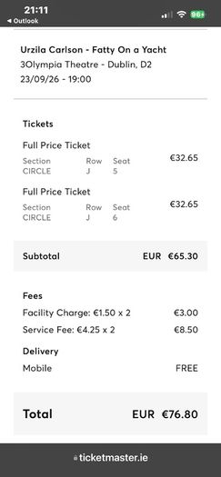 Uruzla Carlson Tickets