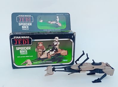 Vintage Stsr Wars Speeder Bike & Box
