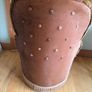 Genuine Vintage Slipper /Tub Brown Bedroom Chair Image 4