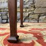 Early 20th Century Solid Oak Butchers Block Prep Table. Image 4