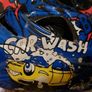 2 Childrens Safety Cycle Helmets, Car Wash & Batman, in very good condition Image 6
