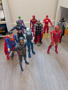 30cm Marvel  action figures.