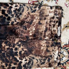 Stunning leopard print trousers Pants UK6