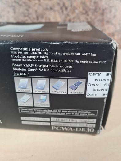 SONY CarrierGate PCWA-DE30 wireless lan converter Ethernet adapter 2.4Ghz BRAND NEW UNUSED