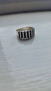 Mens sterling silver ring