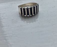 Mens sterling silver ring