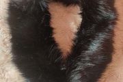 Black faux fur collar Perfect condition Postage included