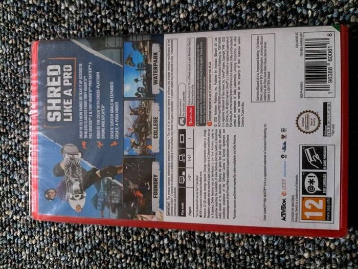 tony hawk switch 2