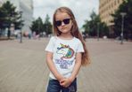Birthday Girl Unicorn Girls T-shirt Tee Top Shirt Birthday T-shirt For Kids
