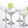Set of 4 Saucers 200ML Capacity Perfect for Espresso Martinis, Prosecco, Champagne and Cocktails, Giftbox, Glass, 200 milliliters Image 5