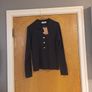 Gallery  Iris Black Button CollarJumper.  S.M - 12-14.    B.N.W.T Image 2