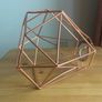 Industrial style geometric wire lamp shade Image 4