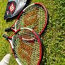 Wilson Titanium Tennis Junior (Jr) rackets x 2 and case. Roger Federer Image 3