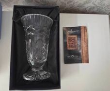 Waterford Crystal Book of Kells Vase