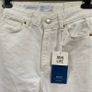 Bershka white high waist straight jeans Image 3
