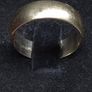 Vintage 9ct Gold Wide Band Ring  Fully Hallmarked London  Size 57 Image 2