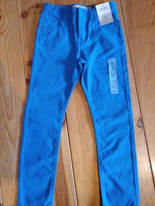 BNWT Age 7-8 blue Skinny Trousers