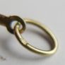 Vintage solid 14k Yellow Gold 585 Crucifix Pendant - 0,5g Image 5