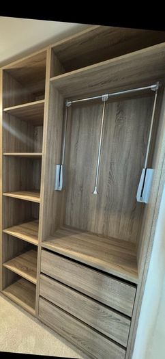 Wardrobes, kitchens, utility rooms, storage units.