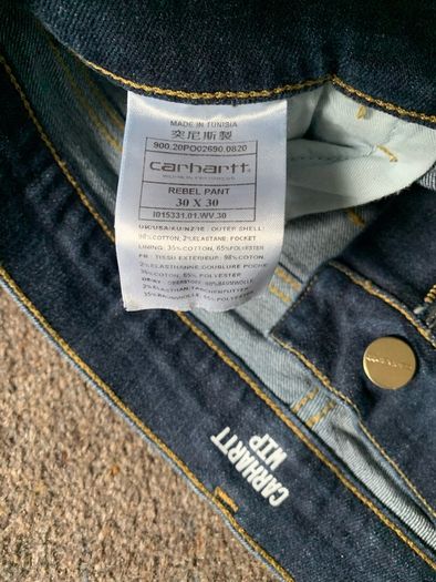 Carhartt WIP Mens Rebel Pant 30 x 30 Like New