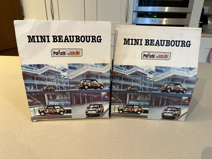 Mini Cooper Beaubourg 1/25 Year 1978 ultra rare Polistil