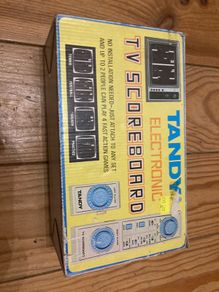 tandy electronic tv scoreboard console