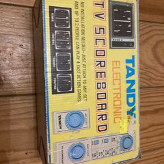 tandy electronic tv scoreboard console