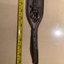 Karen Millen Pewter Leather Belt Image 8