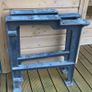 Large work bench with cast iron legs Image 3