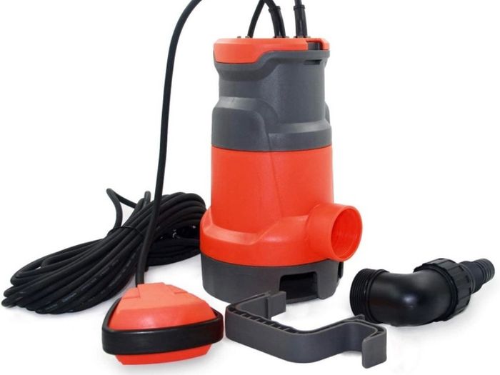 400W Submersible Pump for Clean Dirty Water 8000 LPH, Drain Water from Garden Pond Pool Hot Tub Flooded Cellar, with Float Switch and Hose Connector (FREE POSTAGE)
