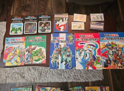 Marvel The Real Ghostbusters Annuals, Comics and audio tapes