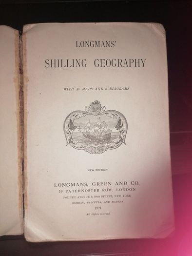 Long man's Shilling Geography 1921