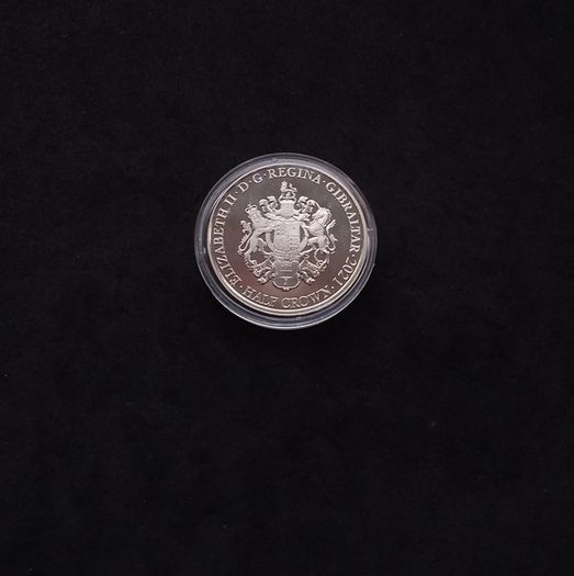 2021 Gibraltar Elvis Presley Commemorative Half Crown (Proof/UNC in Capsule)