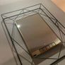 Geometric wall mirror with a metal frame Image 3